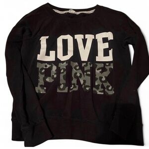 vs pink leopard hoodie